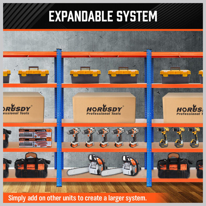 1.8M Garage Shelving Warehouse Storage Racking Industrial Shed Heavy Duty