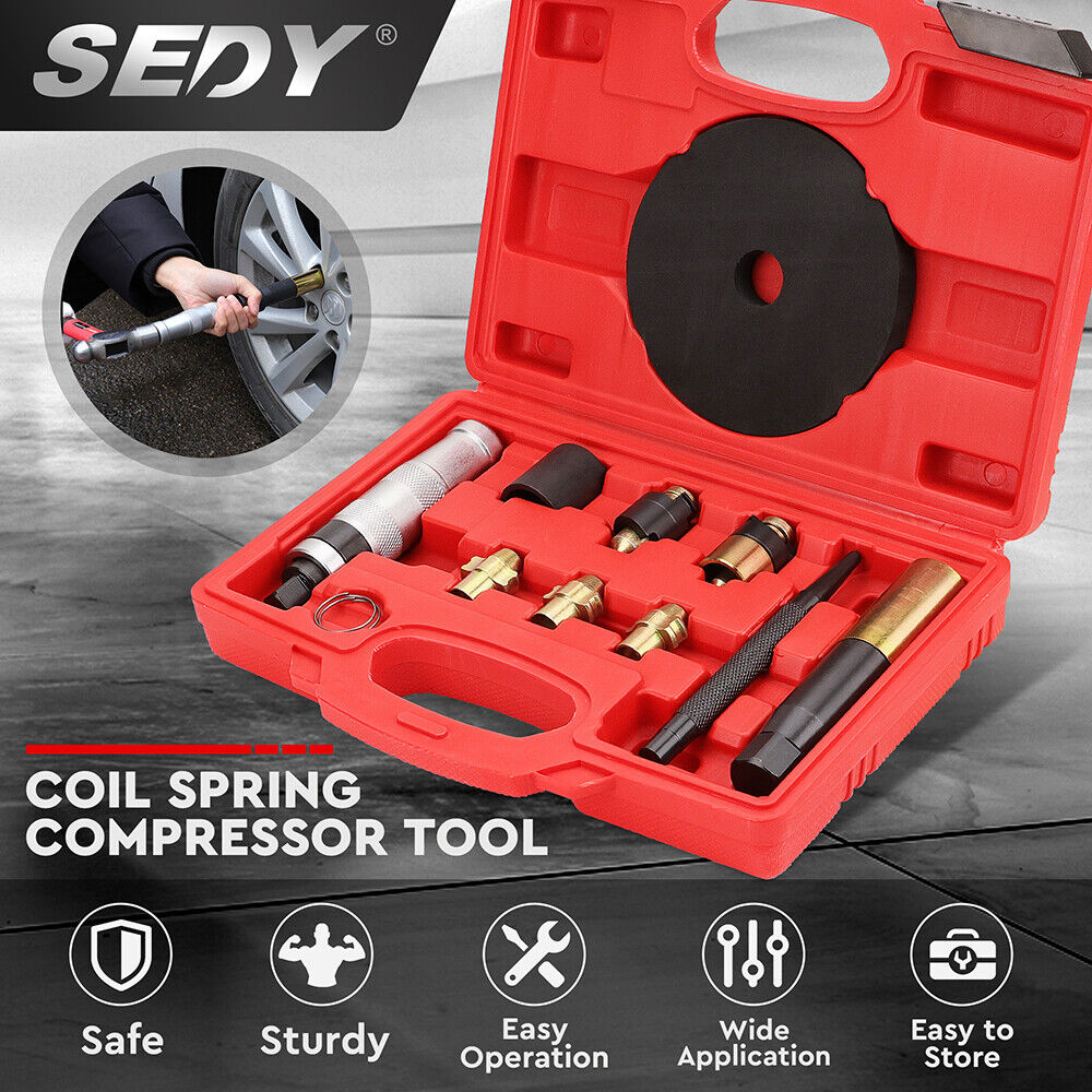 SEDY 10Pc Wheel Lock Removal Tool Kit Wheel Locking Nut Key Remover Kit With Box