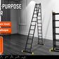 HORUSDY 6.7M Aluminium Folding Step Ladder Extension Multi-Purpose Ladders 150KG