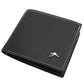 Mens Wallet Australian Kangaroo Leather Bifold Souvenir Gift Coin Card Holder, Black Kangaroo