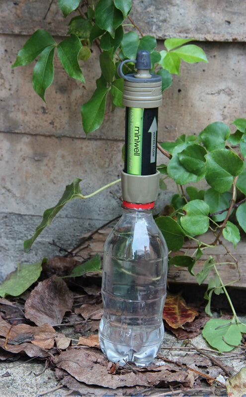 Camping Survival Hiking Straw Emergency Water Purifier Filter Purification