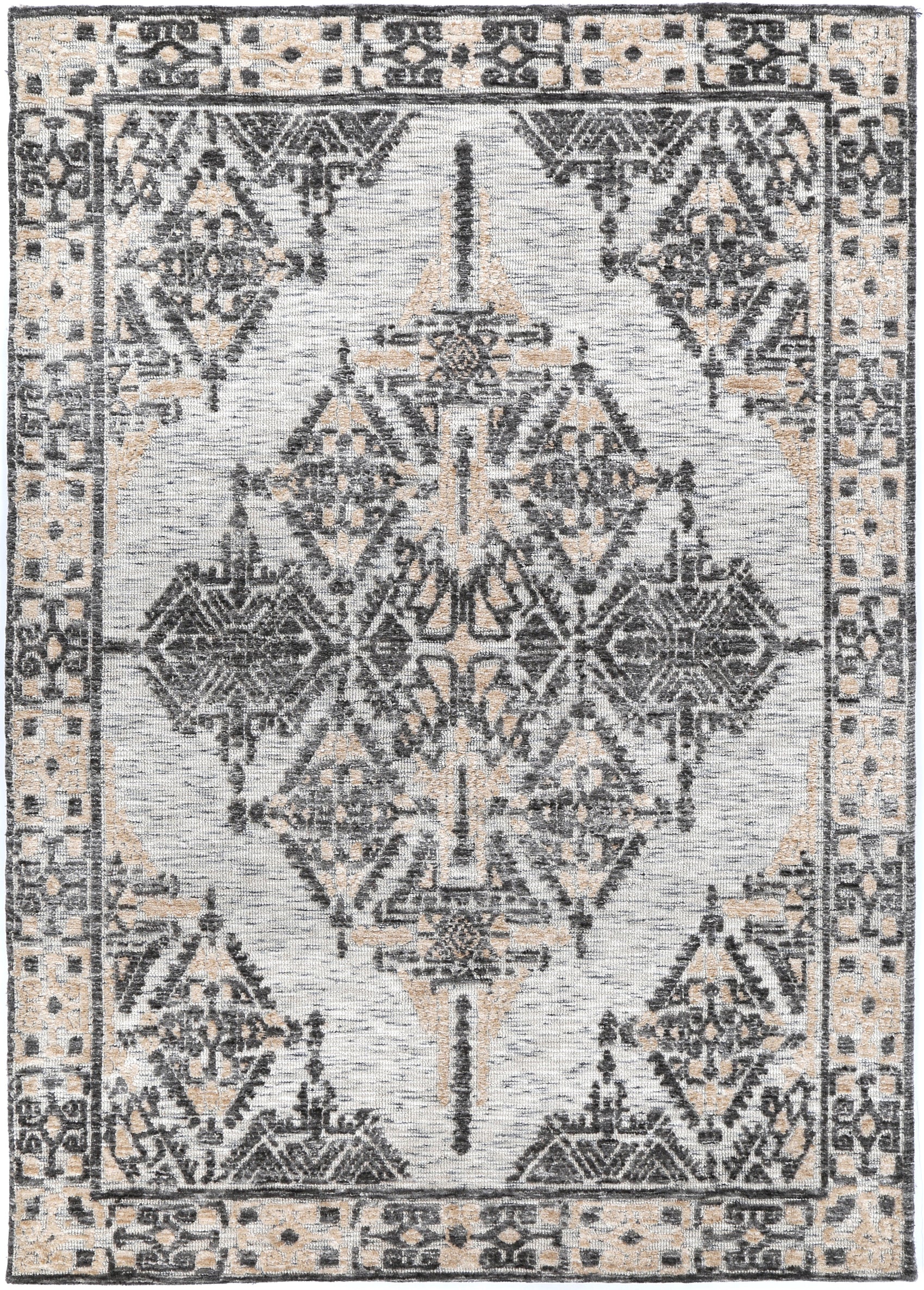 Amritsar AMRI03 Charcoal & Beige 240X330