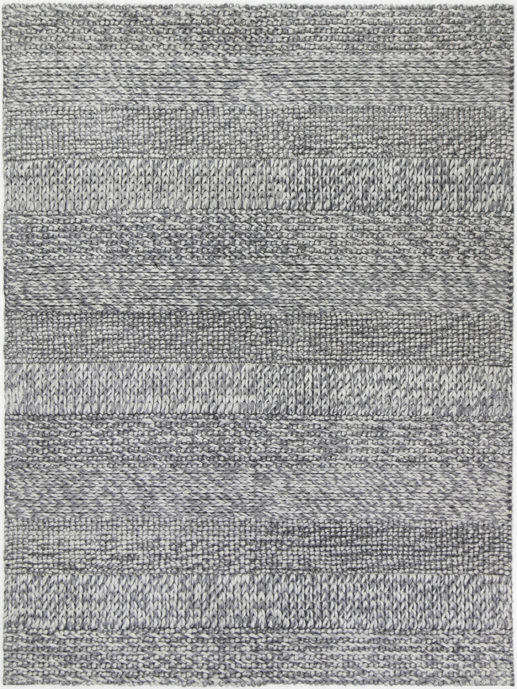 Harlow Grace Charcoal Wool Blend Rug 240x330