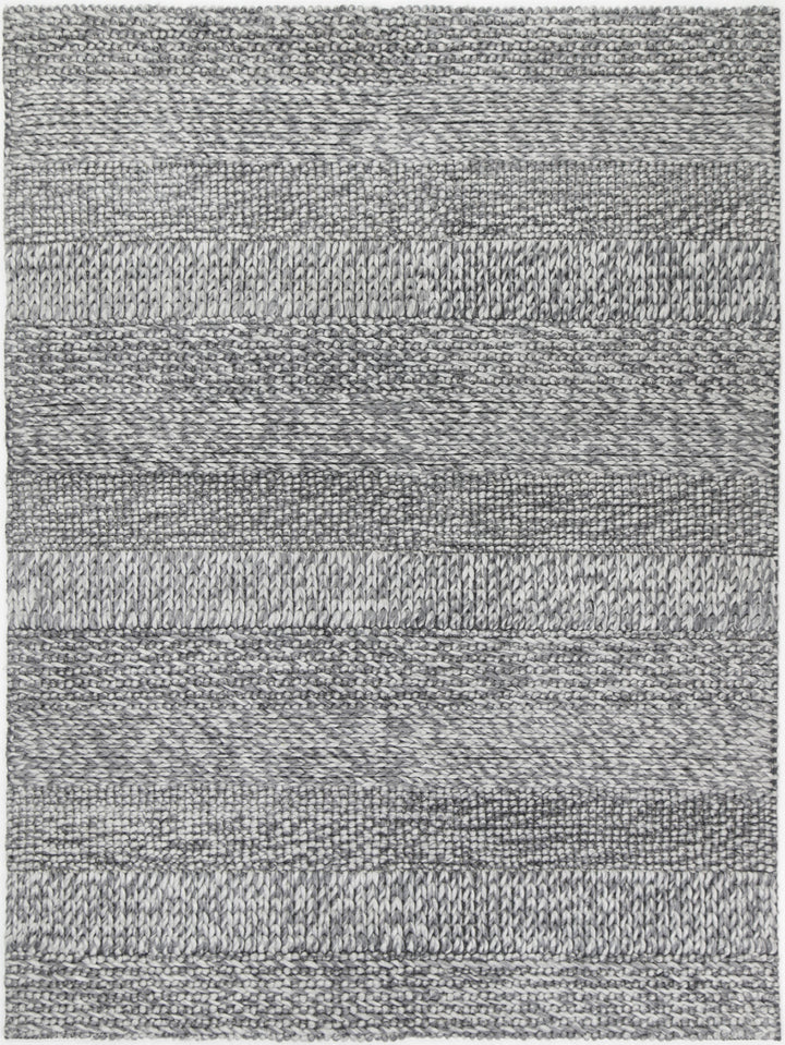 Harlow Grace Charcoal Wool Blend Rug 240x330