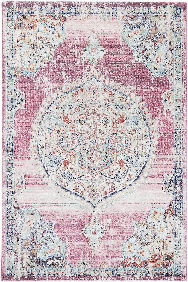 hollow-medalion-transitional-blush-rug 120x170