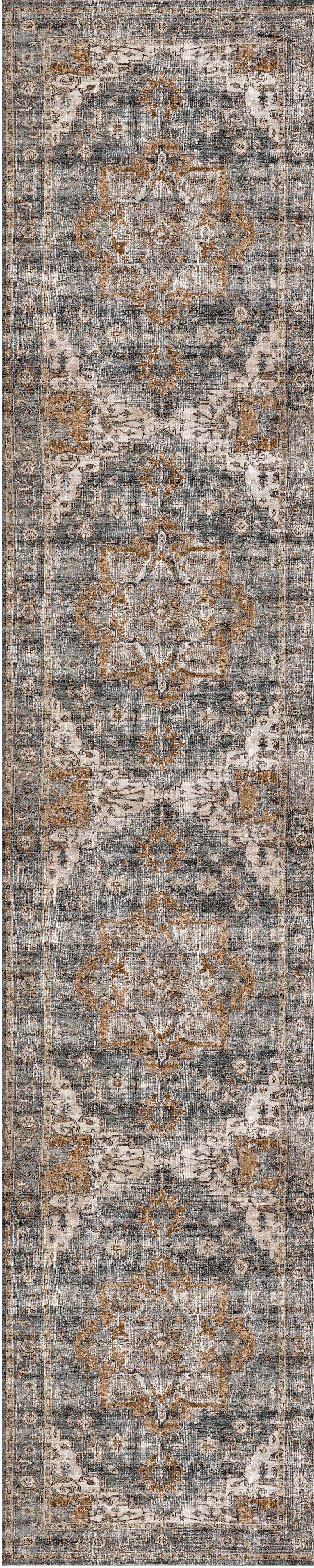 vintage-crown-cezanne-rabbit-gray-inca-gold-distressed-vintage-rug 80X400