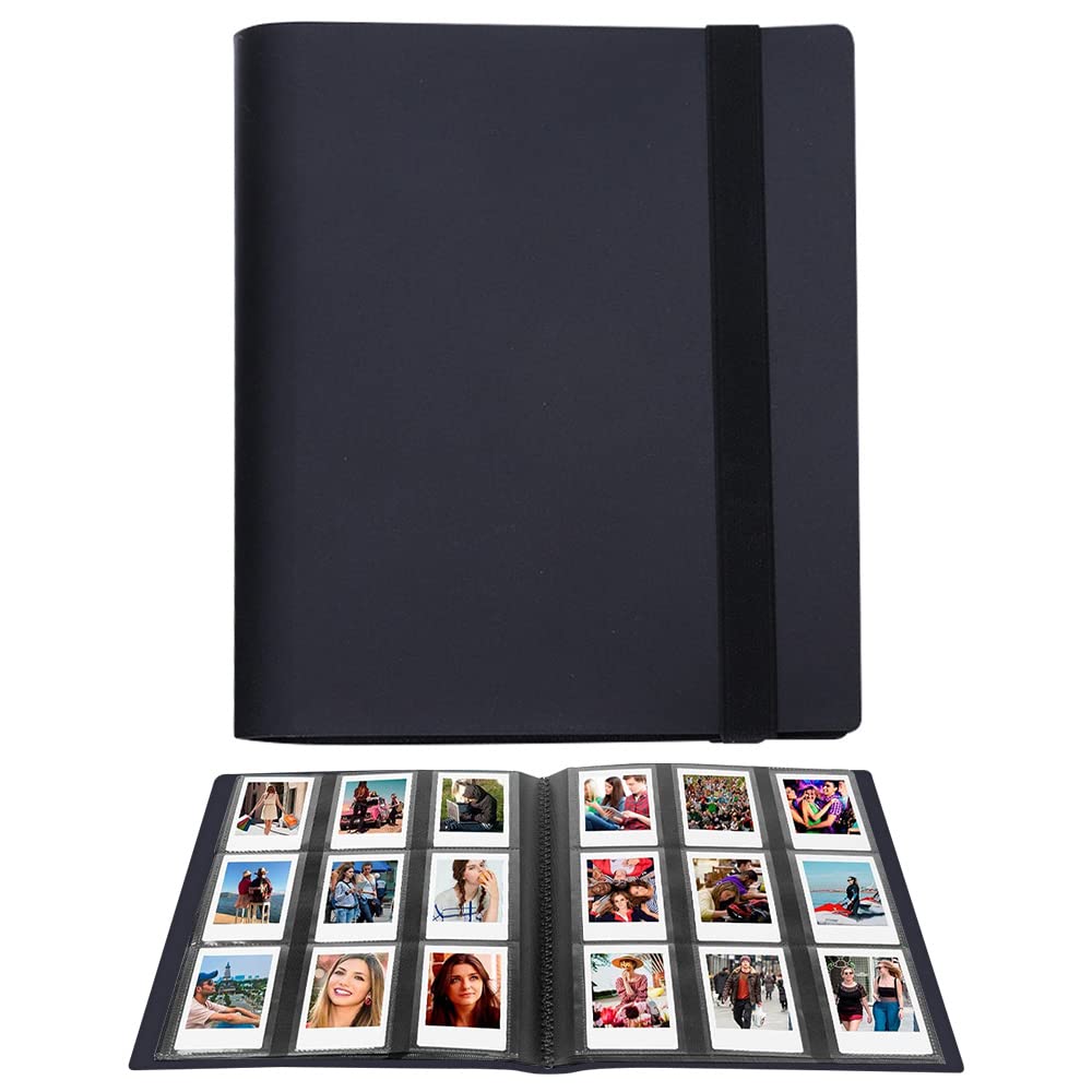 LIFEBEA 432 Pockets Photo Album for Fujifilm Instax Mini Camera, Polaroid Snap PIC-300 Z2300 Instant Camera, 2x3 Photo Album Book for Fujifilm Instax Mini 11 9 Evo 90 70 40 8 7 LiPlay Instant Camera (Black)