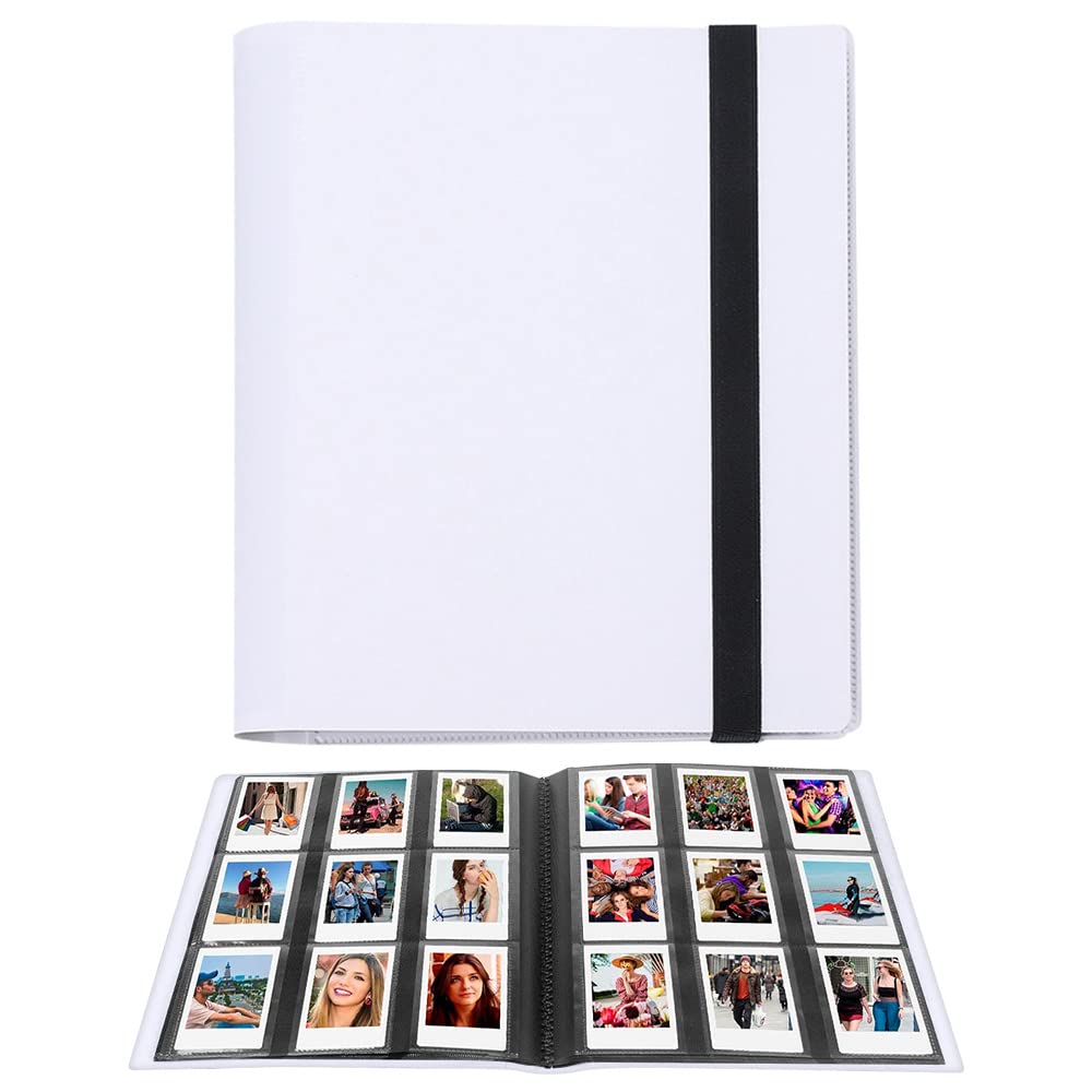 LIFEBEA 432 Pockets Photo Album for Fujifilm Instax Mini Camera, Polaroid Snap PIC-300 Z2300 Instant Camera, 2x3 Photo Album Book for Fujifilm Instax Mini 11 9 Evo 90 70 40 8 7 LiPlay Instant Camera (White)