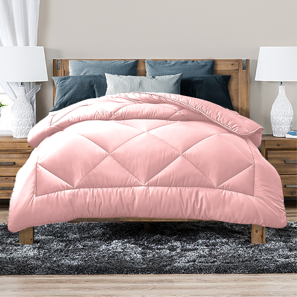 Luxor Australian Made All Season Blush 400GSM Bamboo Blend Quilt King