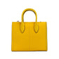 Michael Kors Women's Mirella Small Jasmine Yellow Leather Top Zip Shopper Tote Bag - One Size