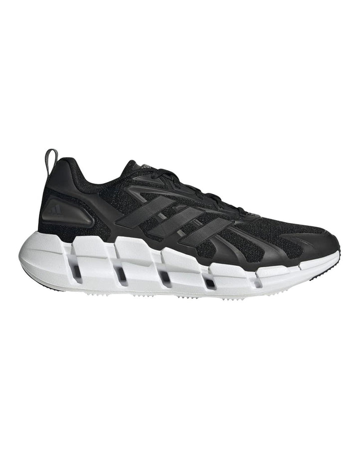 Adidas Mesh and Leatherette Running Shoes for Women in Carbon Core Black - 9 US