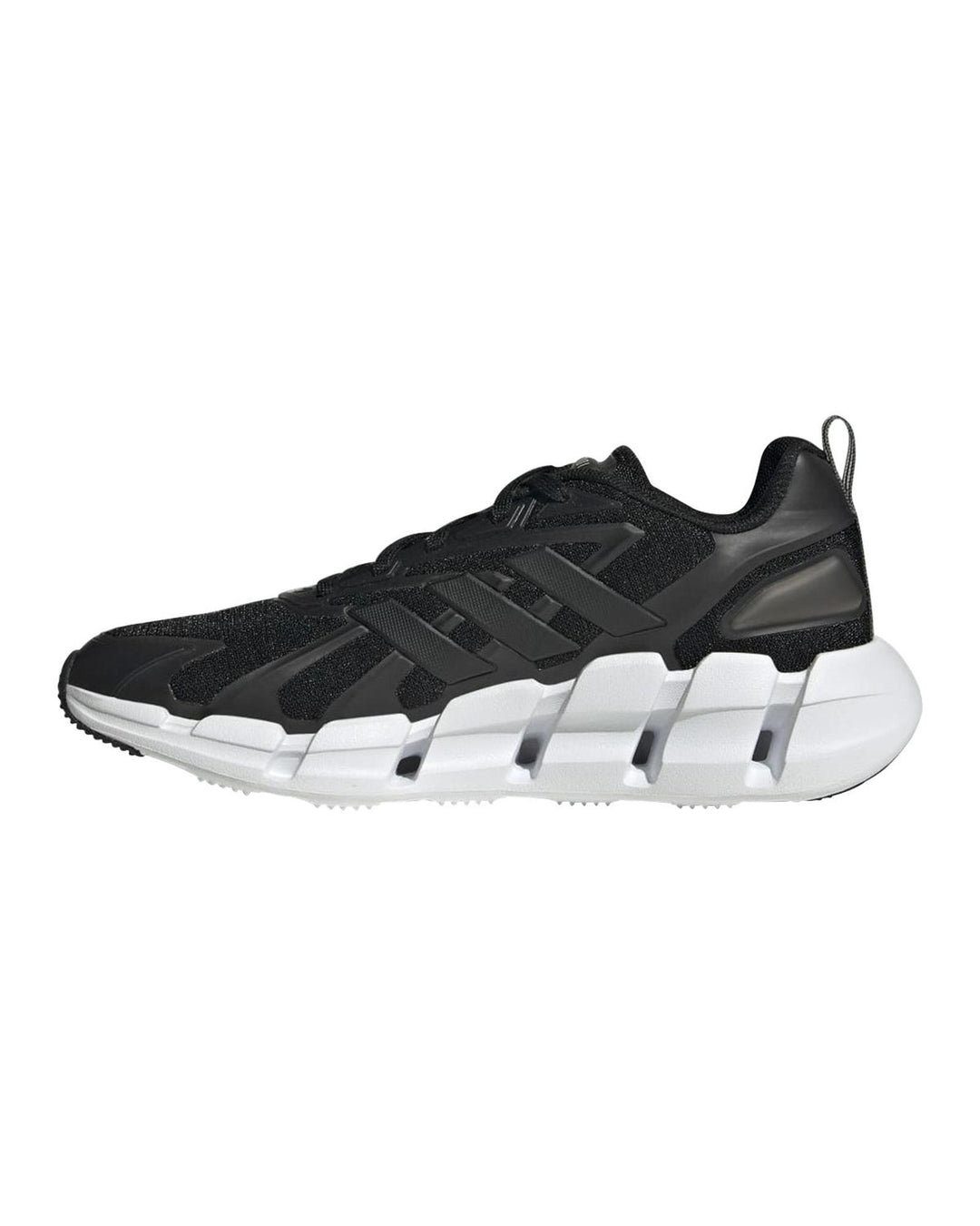 Adidas Mesh and Leatherette Running Shoes for Women in Carbon Core Black - 9 US