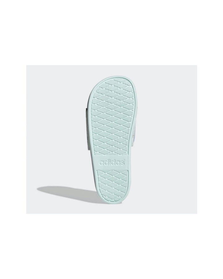 Adidas Floral Slip-On Comfort Slides in Mint - 9 US