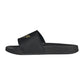 Adidas Black Casual Slides with Gold Accents in Core Black - 8 US