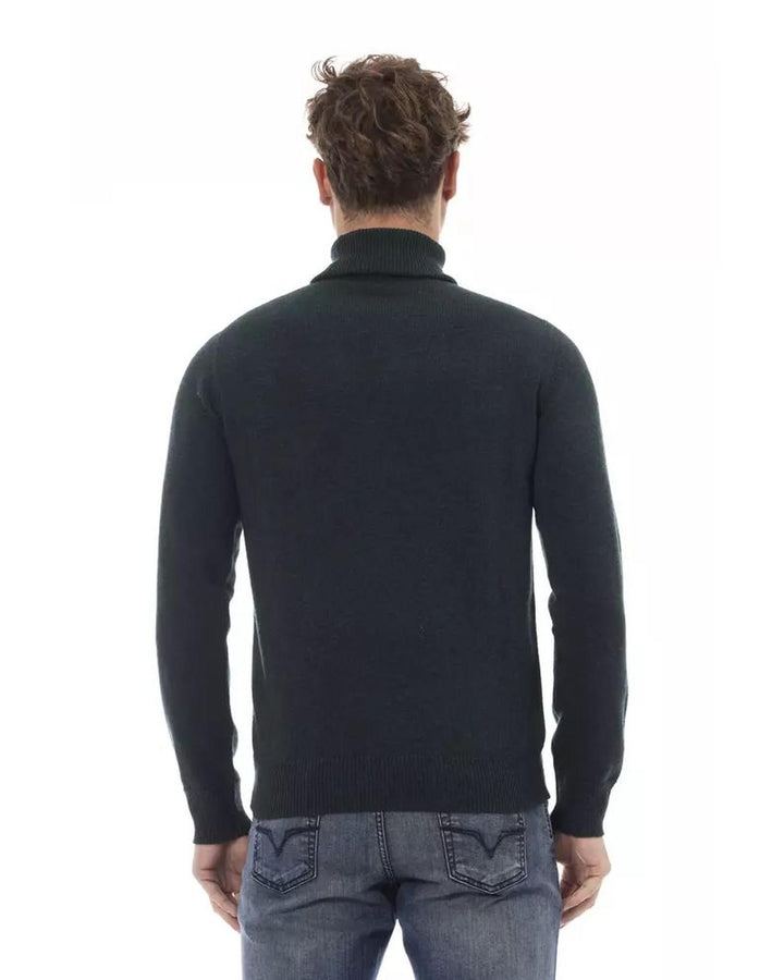 Alpha Studio Men's Green Wool Sweater - 52 IT