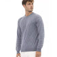 Alpha Studio Men's Light Blue Viscose Sweater - 50 IT