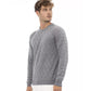 Alpha Studio Men's Gray Viscose Sweater - 48 IT