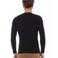 Alpha Studio Men's Black Viscose Sweater - 46 IT