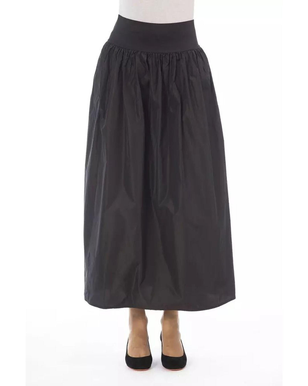 Alpha Studio Women's Brown Polyester Skirt - W42 US