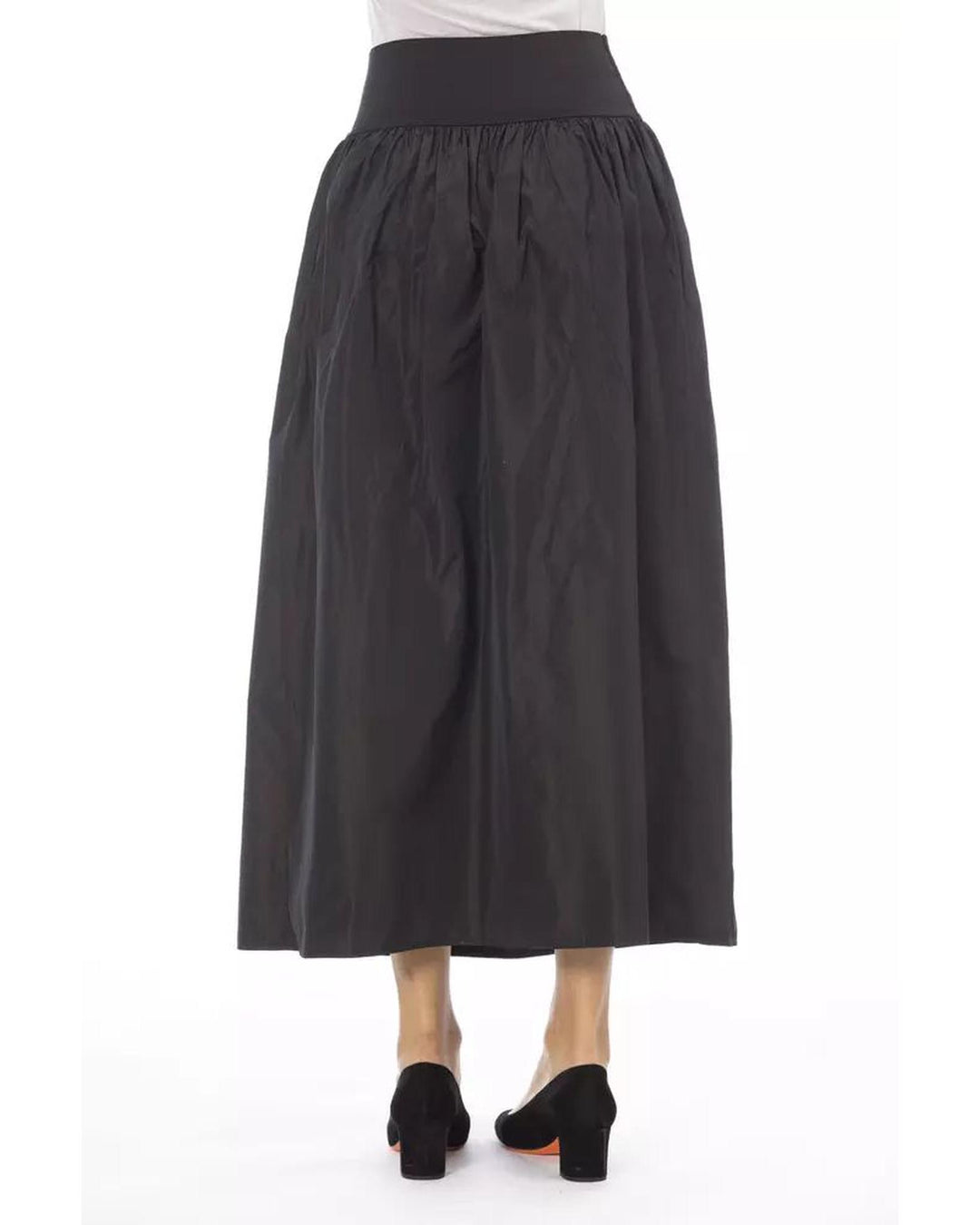 Alpha Studio Women's Brown Polyester Skirt - W42 US