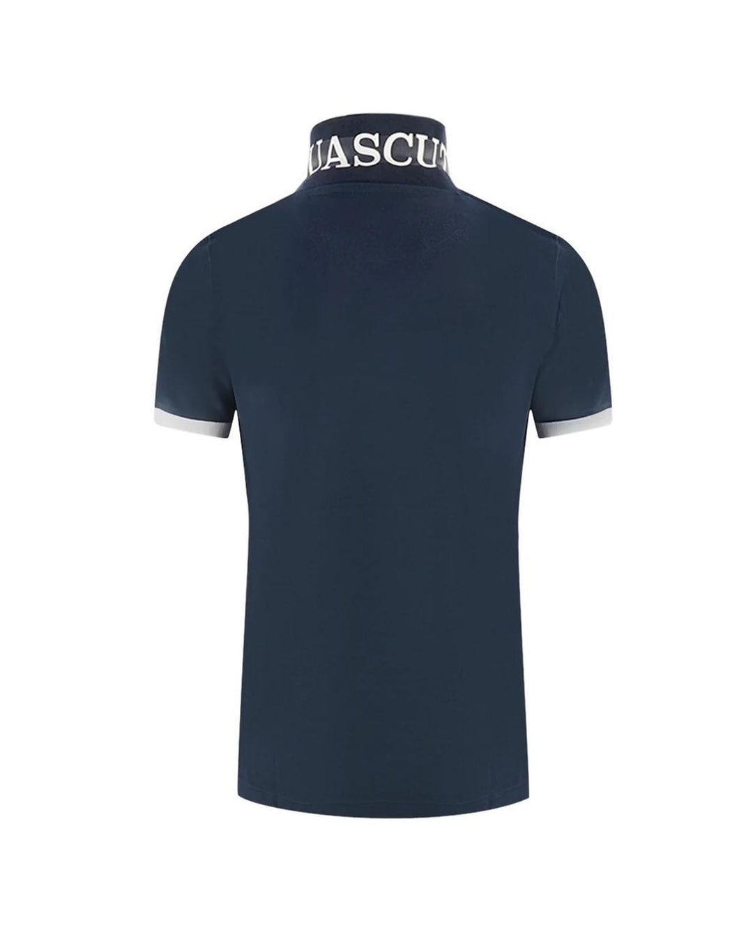 Aquascutum Men's Blue Cotton Polo Shirt - M