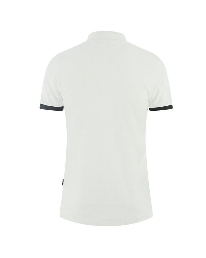 Aquascutum Men's White Cotton Polo Shirt - L