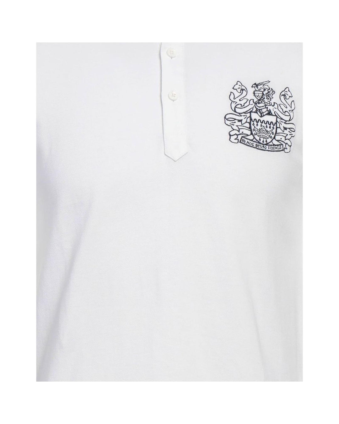 Aquascutum Men's White Cotton Polo Shirt - L