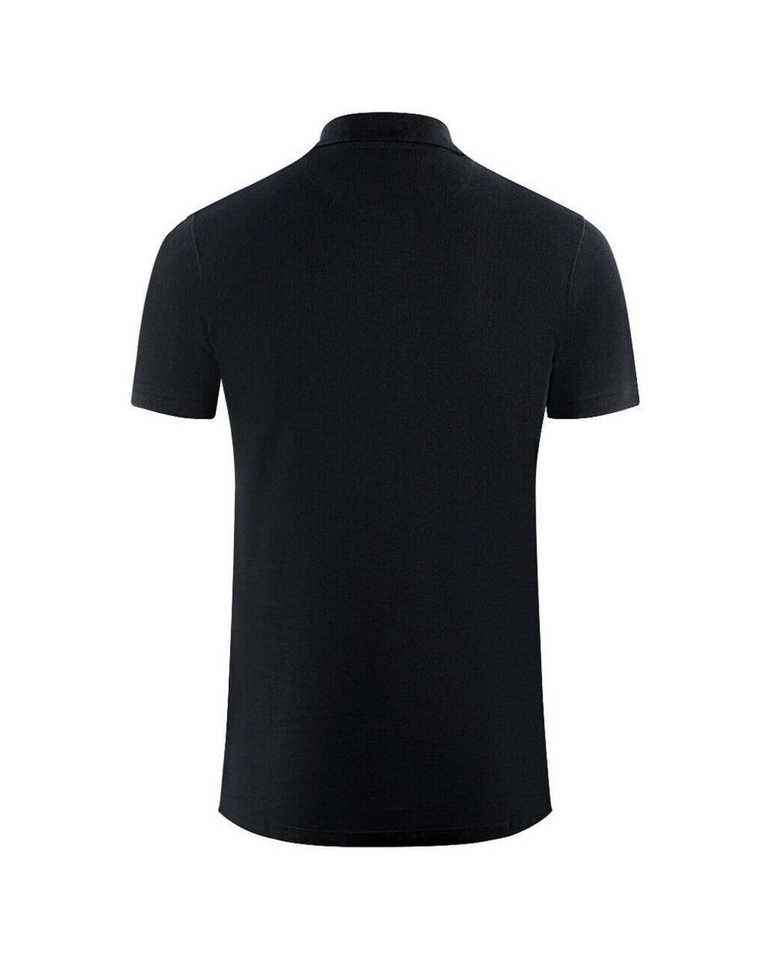 Aquascutum Men's Black Cotton Polo Shirt - M