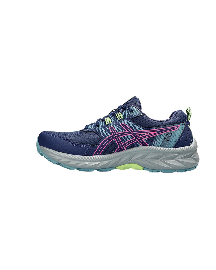 ASICS Lightweight Gel Cushioned Running Shoes for Women in Deep Ocean Hot Pink - 10 US