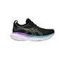 ASICS Cushioned Breathable Running Shoes with Reflective Detailing in Black - 10 US