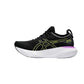 ASICS Cushioned Breathable Running Shoes with Reflective Detailing in Black - 10 US