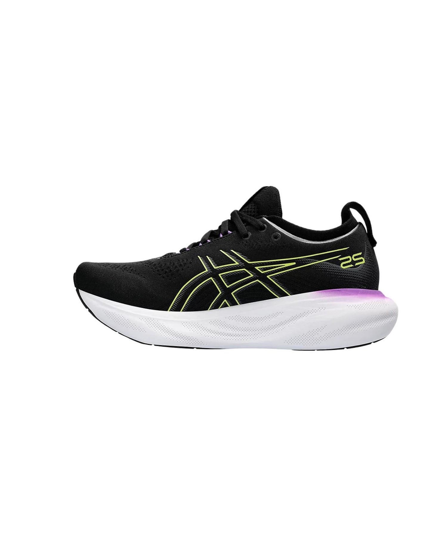 ASICS Cushioned Breathable Running Shoes with Reflective Detailing in Black - 10 US