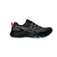 ASICS Breathable Trail Running Shoes with Cushioned Comfort in Black - 10 US