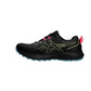 ASICS Breathable Trail Running Shoes with Cushioned Comfort in Black - 10 US