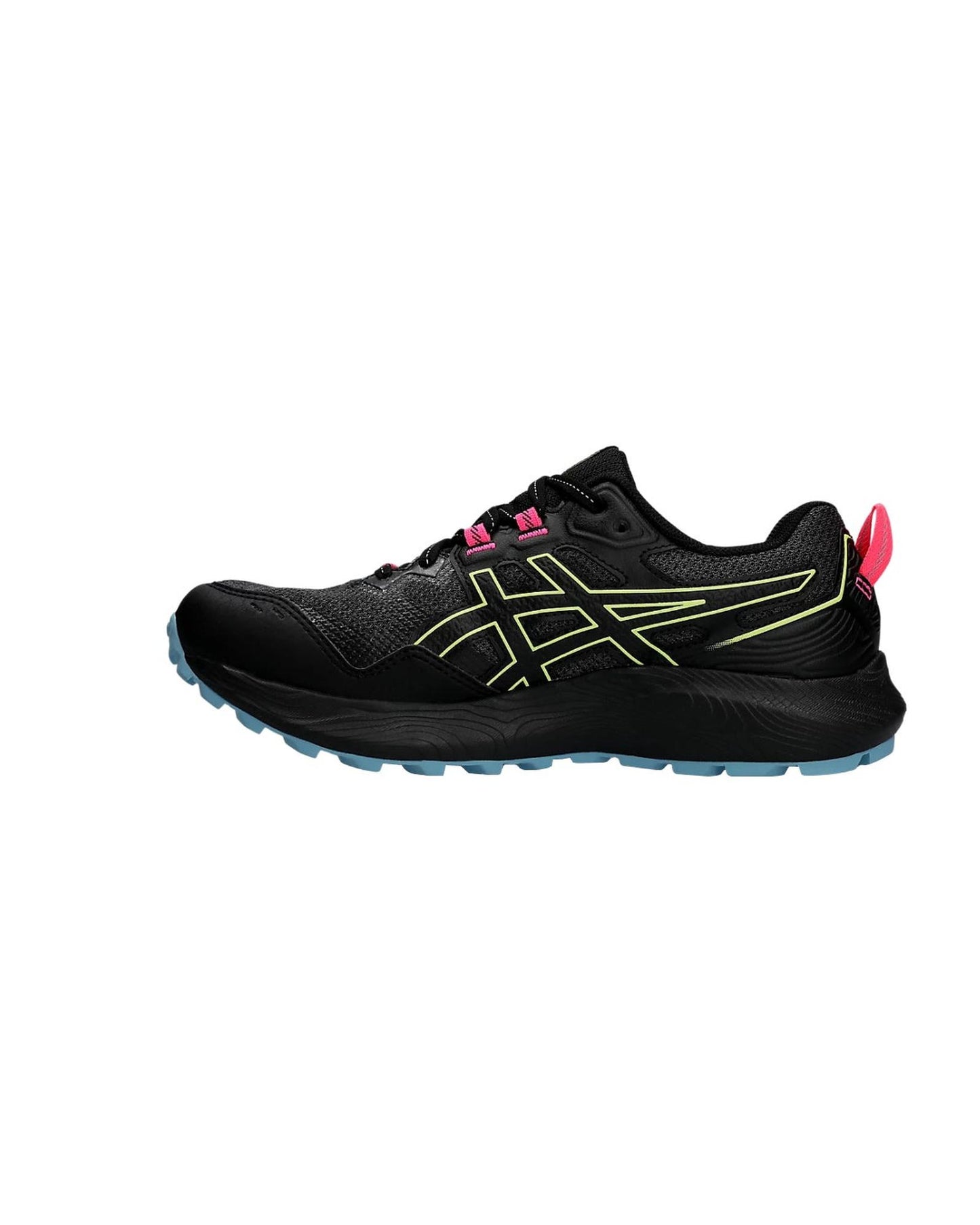 ASICS Breathable Trail Running Shoes with Cushioned Comfort in Black - 10 US