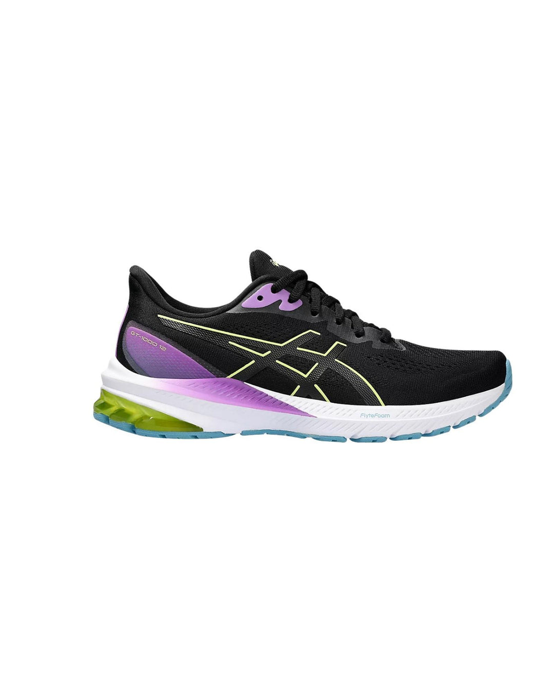 ASICS Lightweight Supportive Running Shoes with Soft Cushioning in Black - 9 US