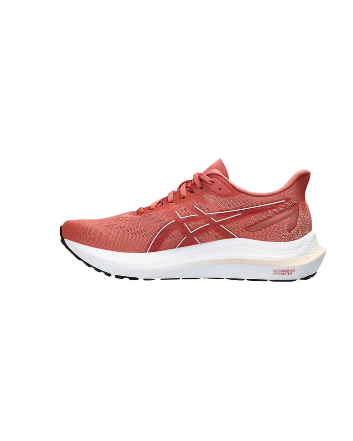 ASICS Lightweight Stability Running Shoes with Cushioning and Support in Light Garnet Brisket Red - 10 US