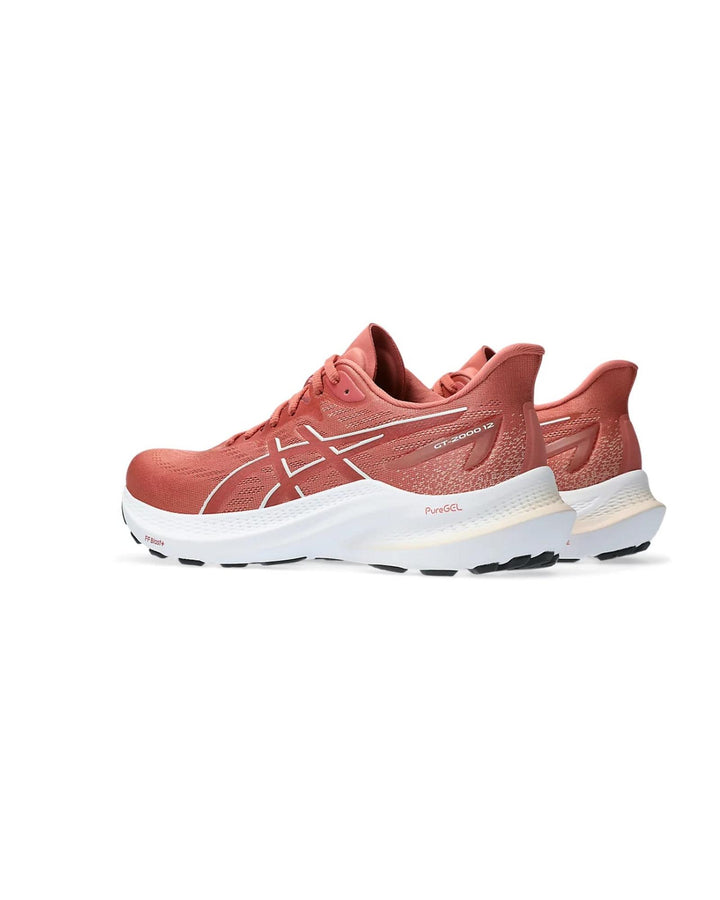 ASICS Lightweight Stability Running Shoes with Cushioning and Support in Light Garnet Brisket Red - 7 US