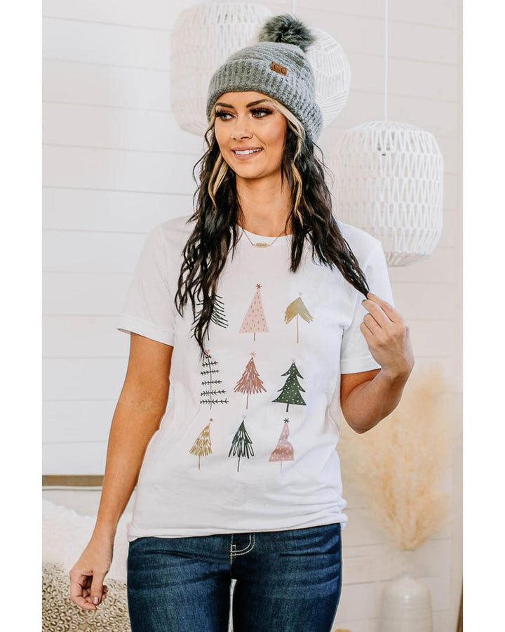 Azura Exchange Christmas Tree Graphic Tee - 2XL