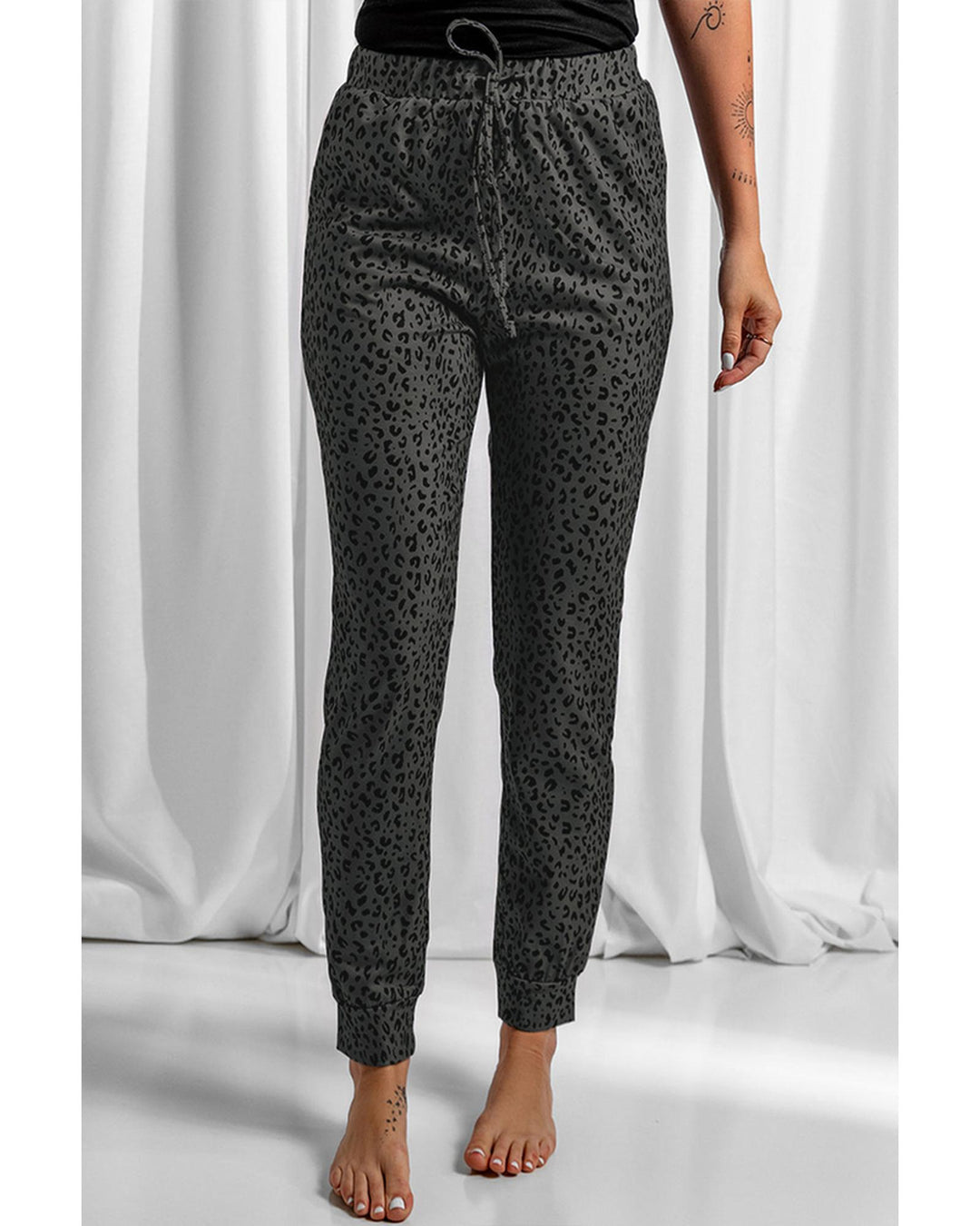 Azura Exchange Leopard Print Joggers - S