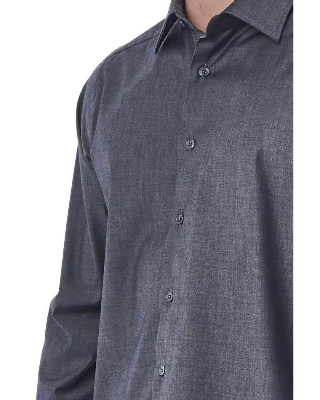 Bagutta Men's Gray Cotton Shirt - L