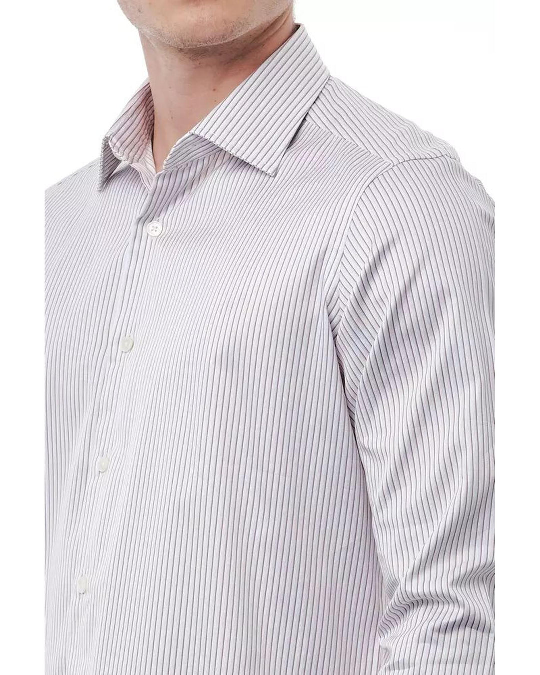 Bagutta Men's White Cotton Shirt - L