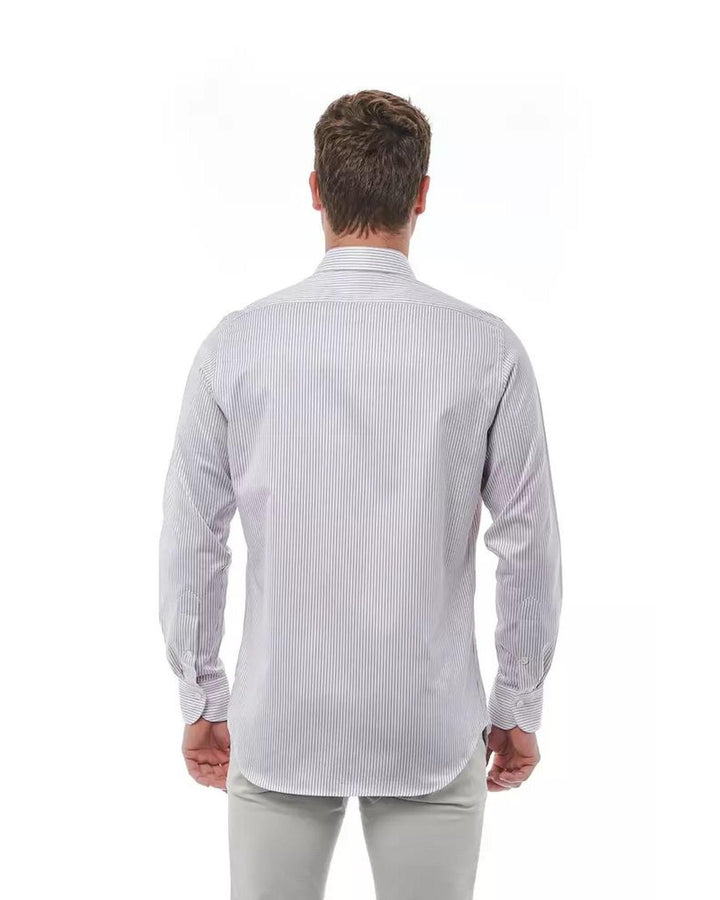 Bagutta Men's White Cotton Shirt - L