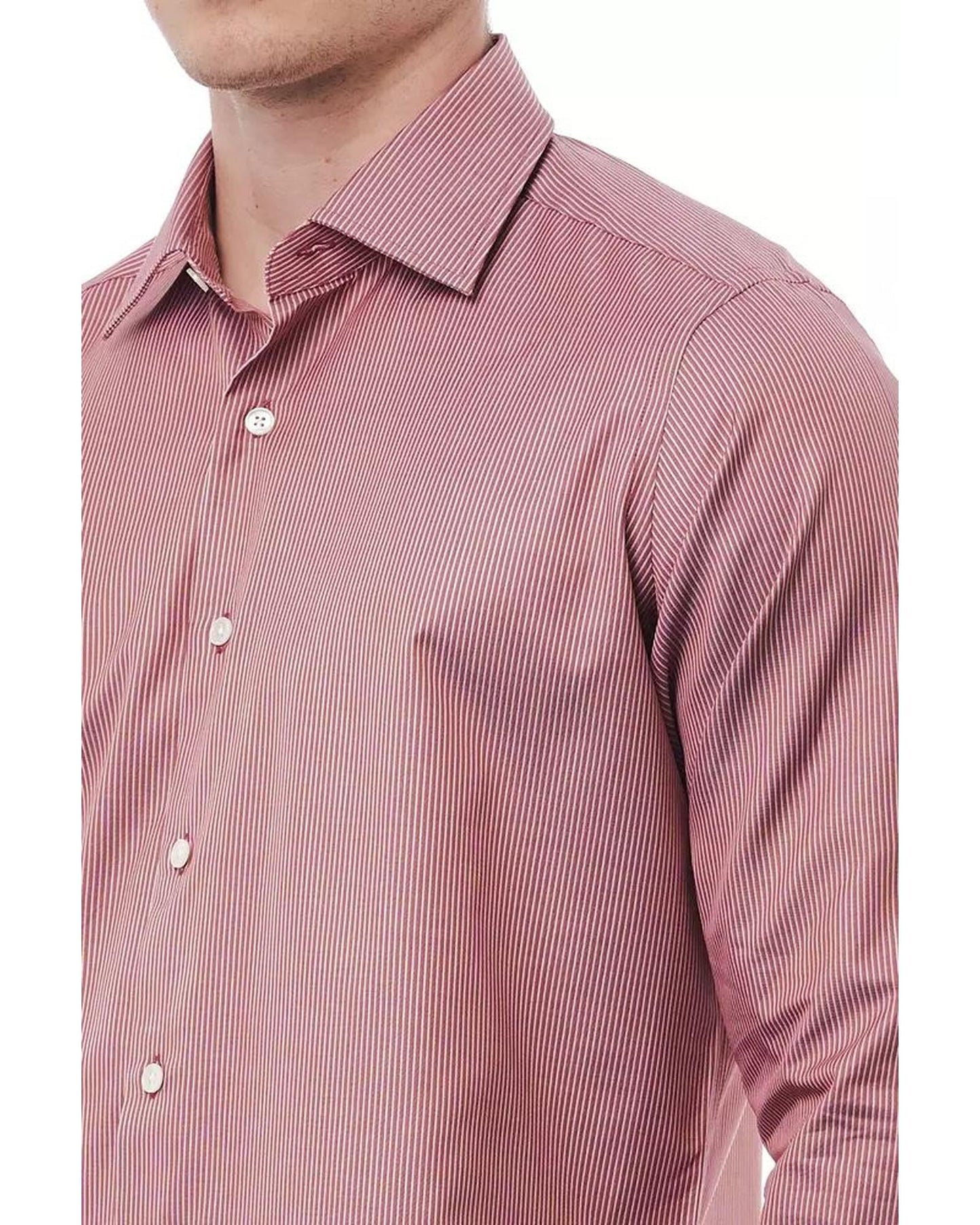 Bagutta Men's Red Cotton Shirt - L