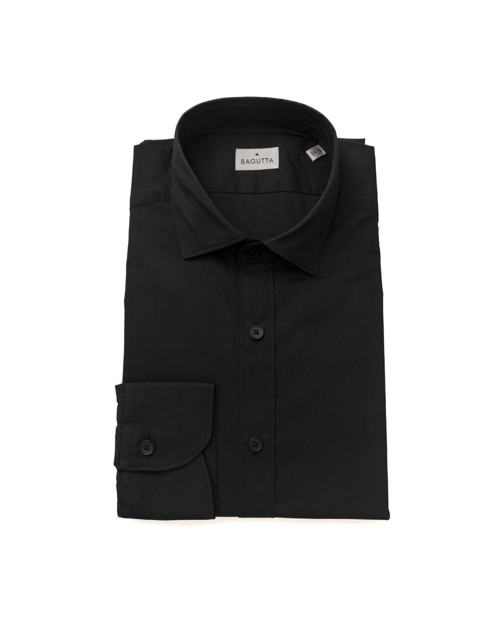 Bagutta Men's Black Cotton Shirt - L