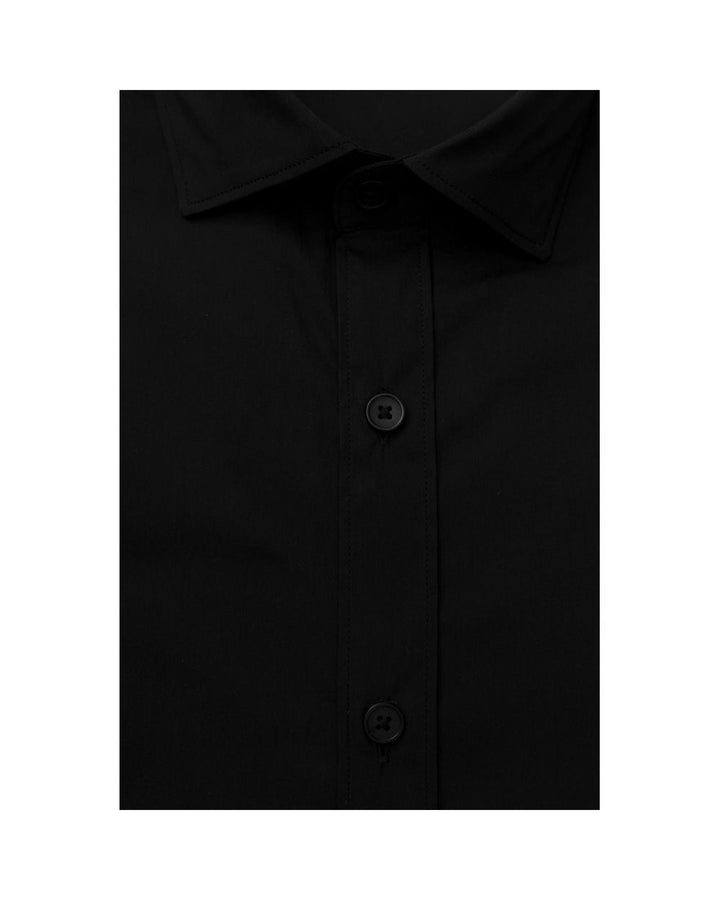 Bagutta Men's Black Cotton Shirt - L