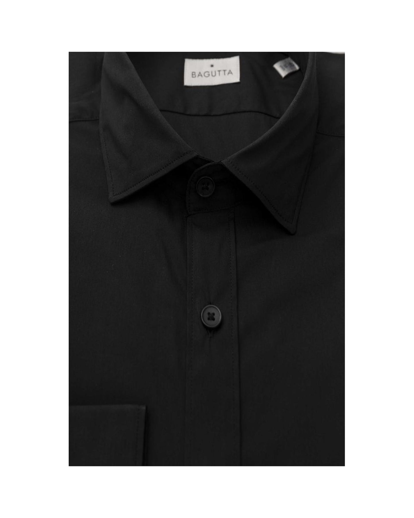 Bagutta Men's Black Cotton Shirt - XL