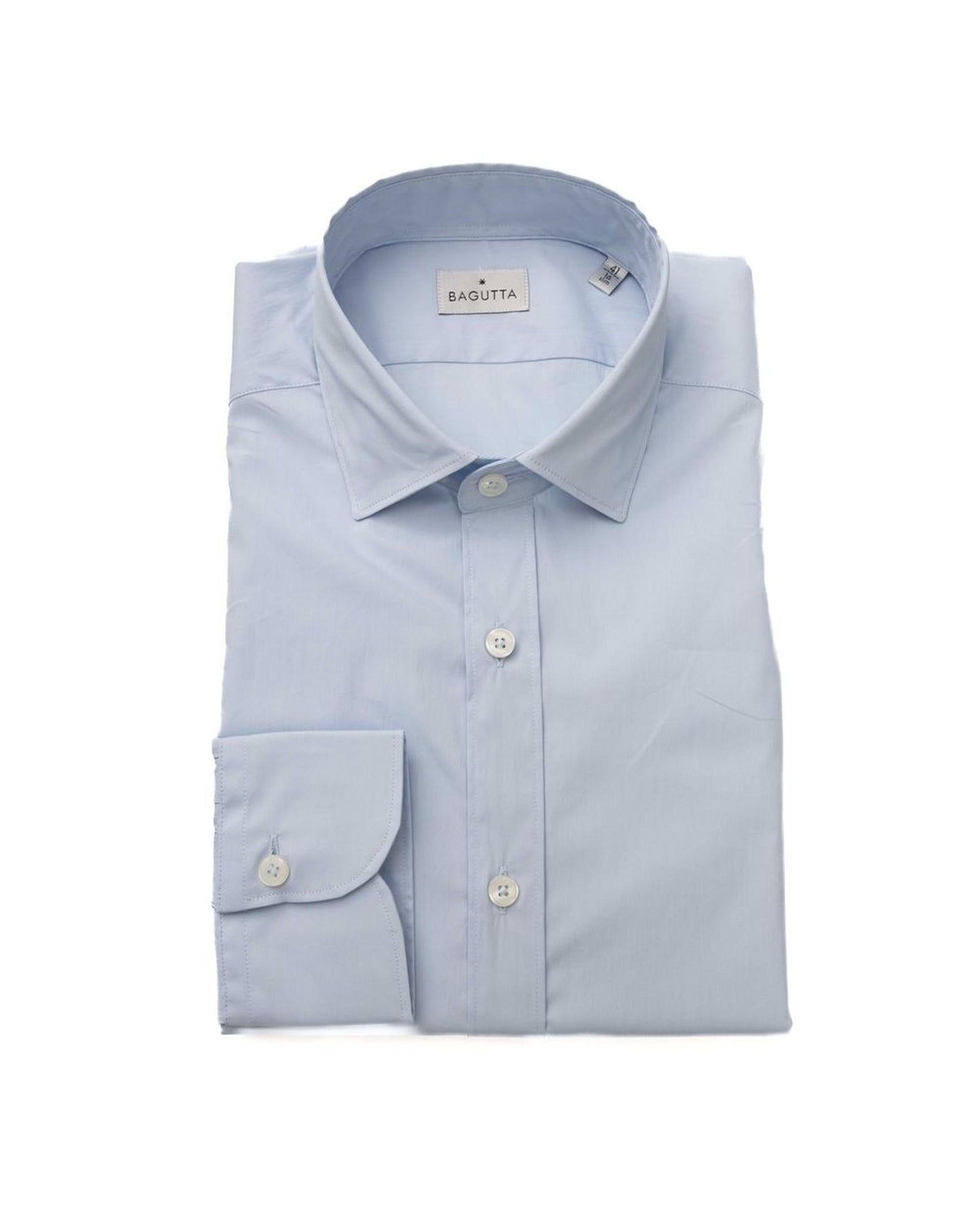 Bagutta Men's Light Blue Cotton Shirt - 2XL