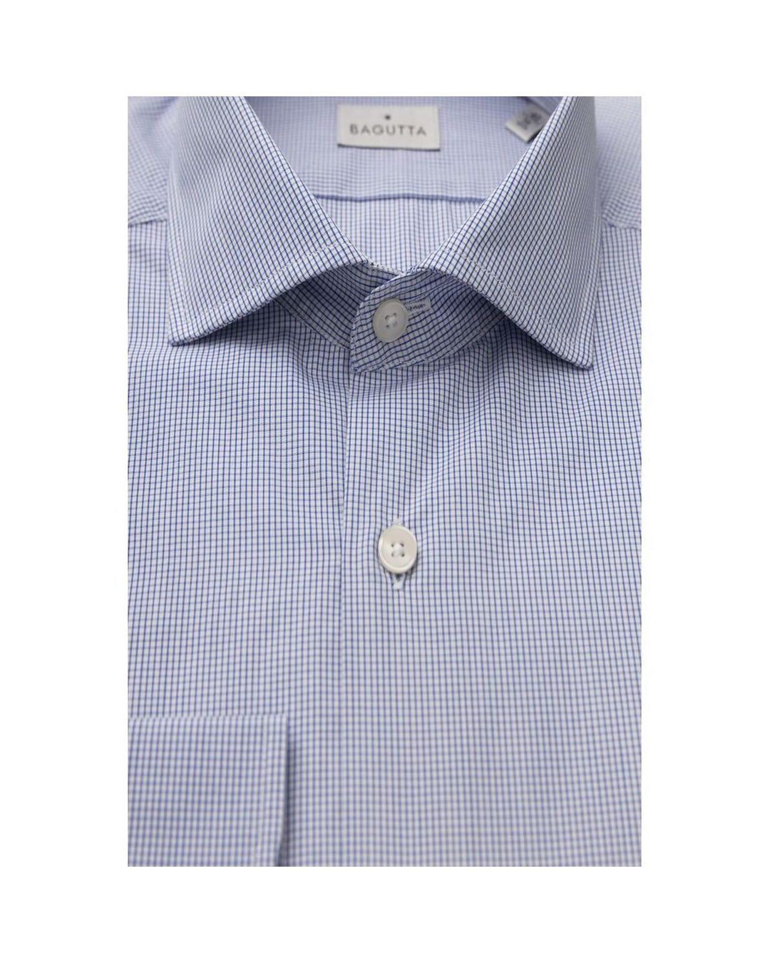 Bagutta Men's Light Blue Cotton Shirt - 44 IT