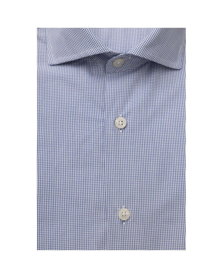 Bagutta Men's Light Blue Cotton Shirt - L